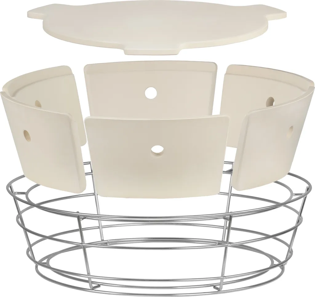 BBQ-Toro Système de Cuisson Flexible pour Gril Sphérique Ø 57cm Inox