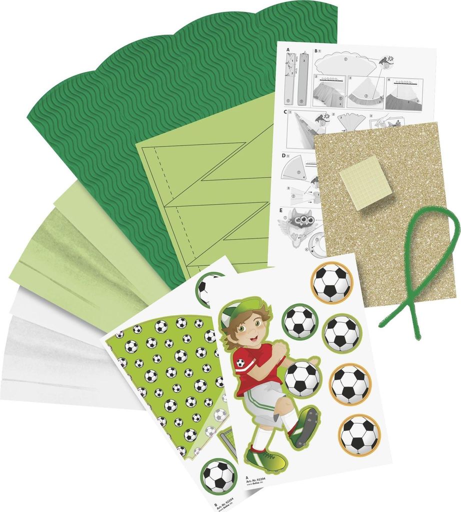 Heyda 204870043 Schultüten Bastelset Fußball Produktbild 