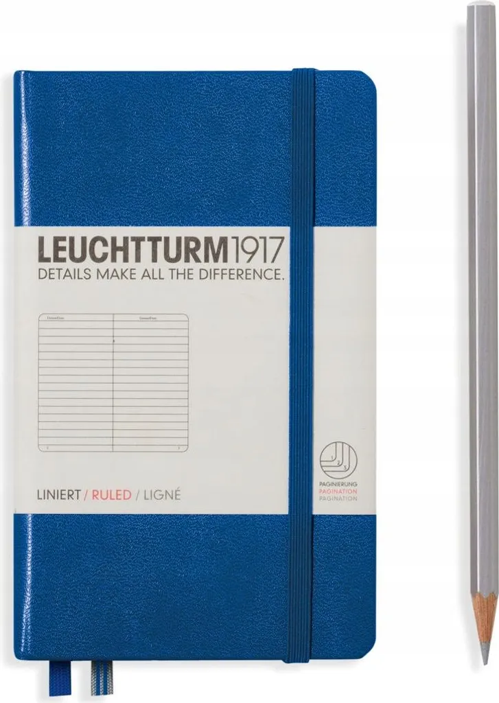 Petit carnet de notes A6 ligné LEUCHTTURM1917 pour écriture au stylo plume