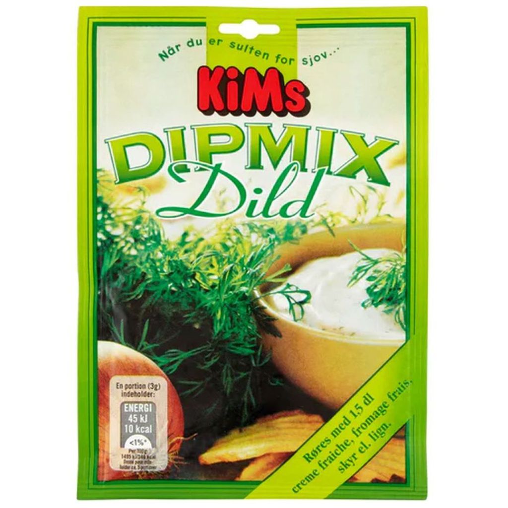 KIMs Dipmix Dild 14g – Dressingpulver mit Dill für cremige Dips & Dressings