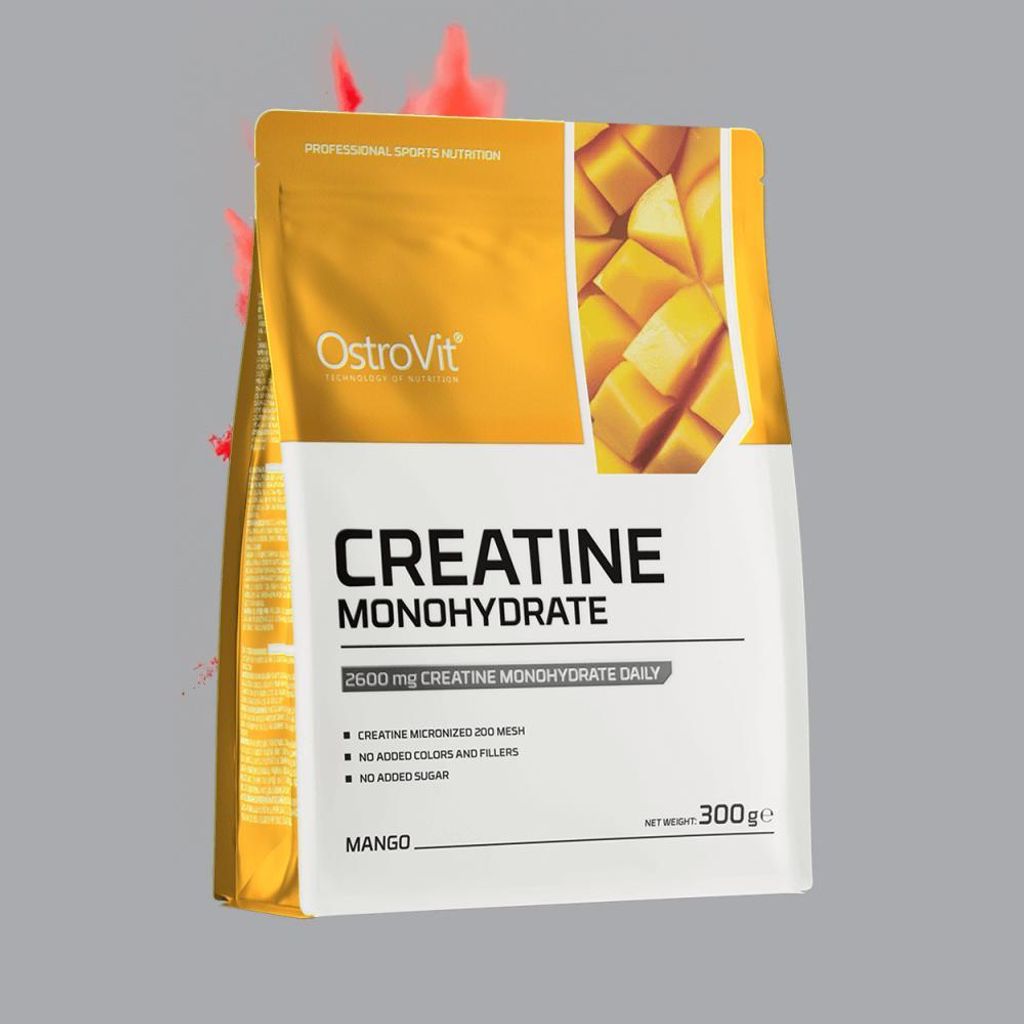Creatine Monohydrate - flavoured (300g) Mango Produktbild 