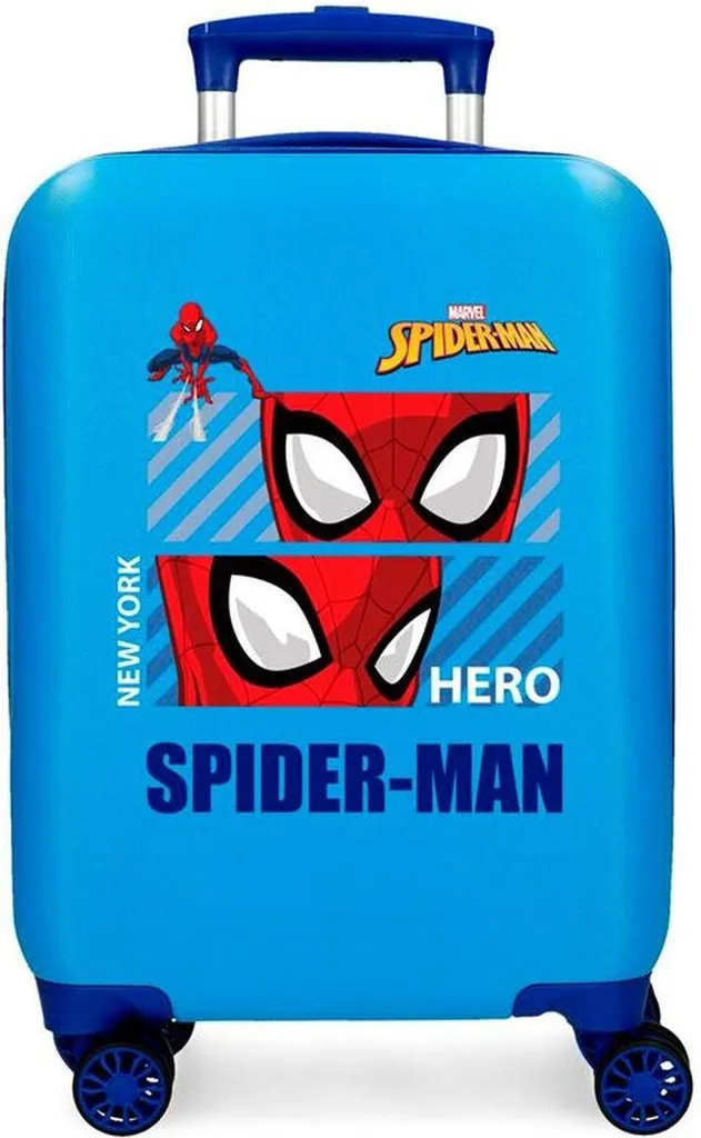 Valigia Bambino Spider-Man Hero Colorato - Trolley 4 Ruote 55x38x20