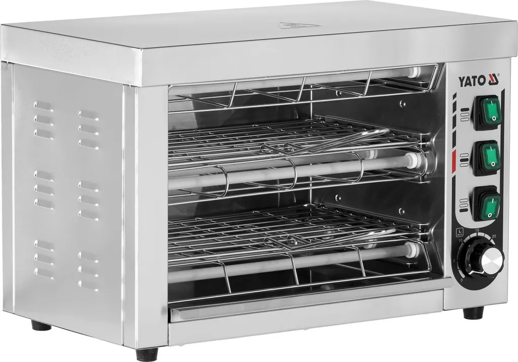 Four grill à quartz professionnel et appareil à gratiner 3000W Inox