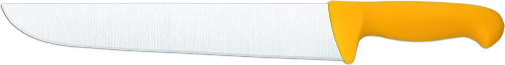 Fleischermesser Arcos Farbe - Prof 291900 Edelstahl Nitrum und mango ergonomische gelbe Polypropylenklinge und 30 cm Klinge, Vitrine