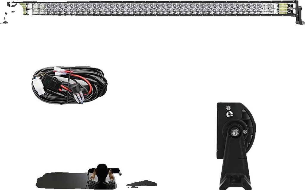 Rampe LED Tout-Terrain 52 Pouces Double Rangée avec Faisceau Longue Portée
