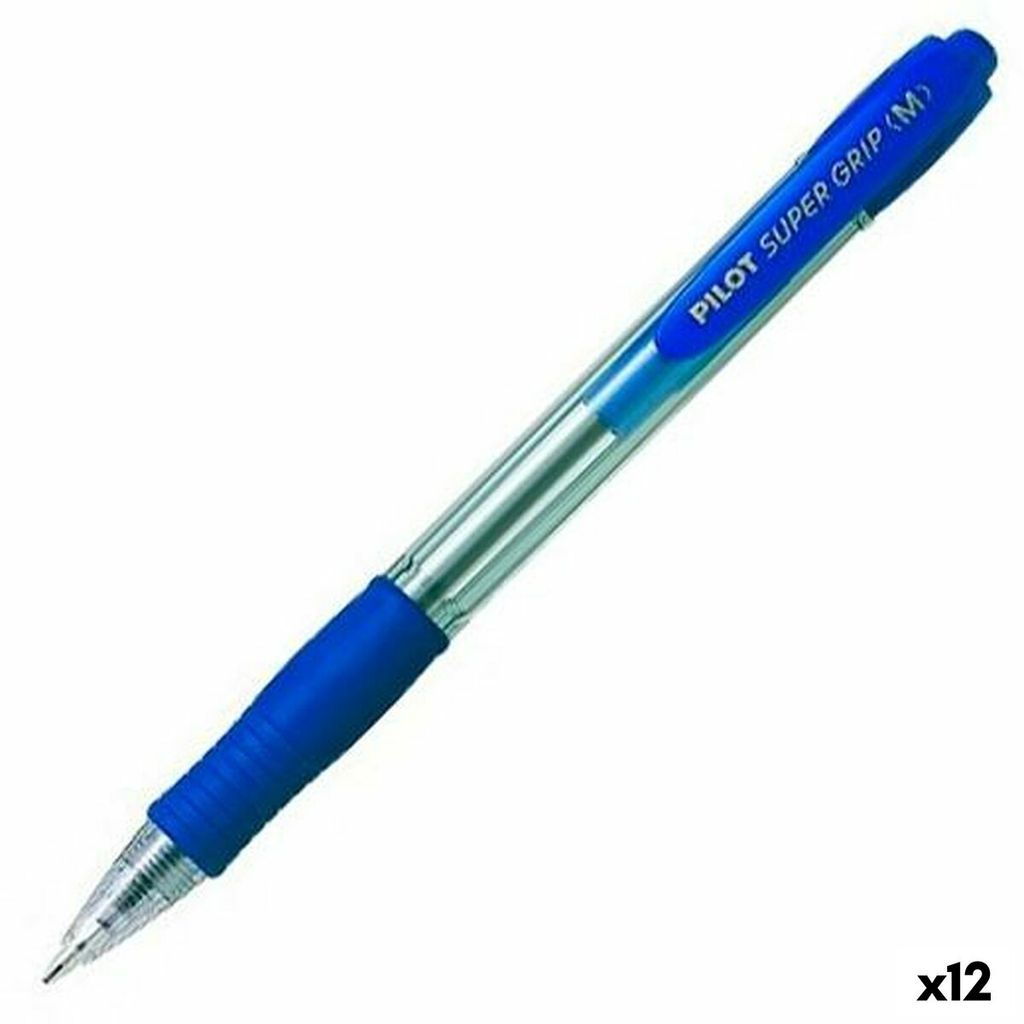 Pilot - Míčky Pilot Super Grip M Blue | 12 kusů Obrázek produktu 