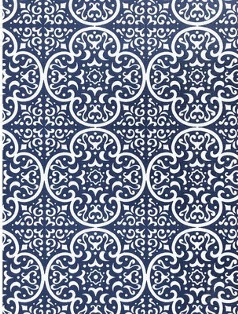 Bodenschutzmatte Vintage Floor Maroccan Tile dunkelblau Produktbild 