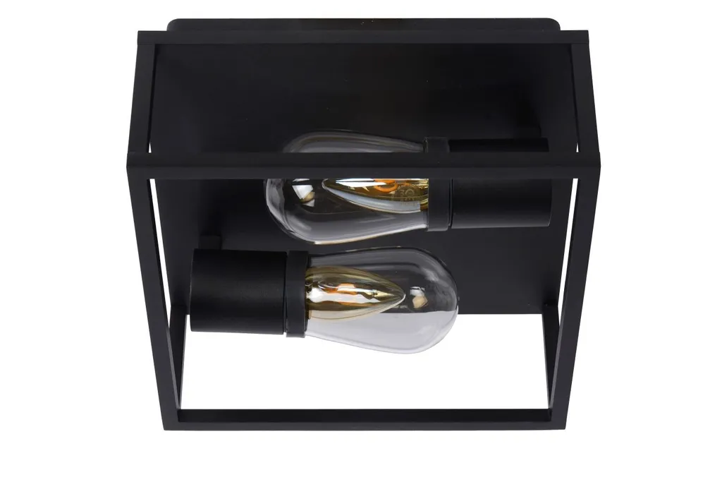 Plafonnier Double Compact Shiny E14 6W CARLYN - Idéal pour Plafonds Bas - 2