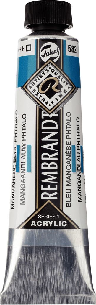 Rembrandt Acrylfarbe Tube 40 ml Manganblau Phthalo 582
