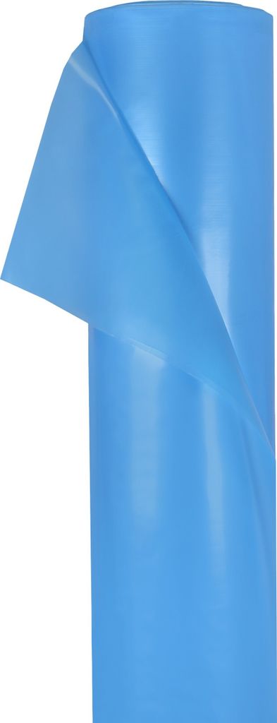 Blaue Gartenfolie Abdeckfolie Gewächshausfolie dreilagig UV2 CAMPOILA 8 m x 2 m