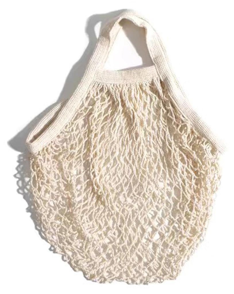 Große Aufbewahrungstasche, Handtasche für Gemüse, Obst, Spielzeug mit kleiner Tasche, wiederverwendbar für Handy und Kleingeld, Supermarkt-Eink...