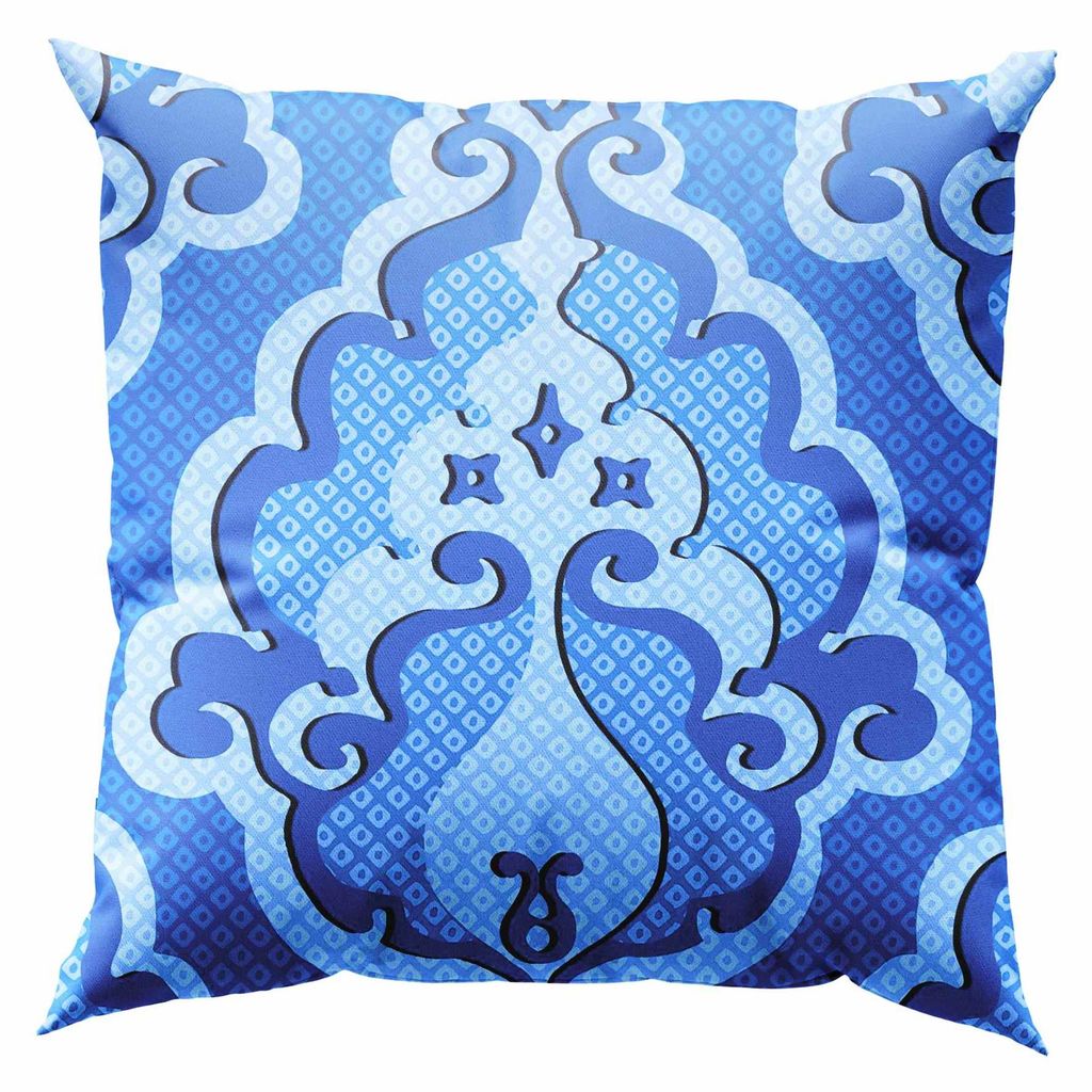 etérea Renforcé Bettwäsche Trisa Blau 40x40 cm 1x Kopfkissenbezug