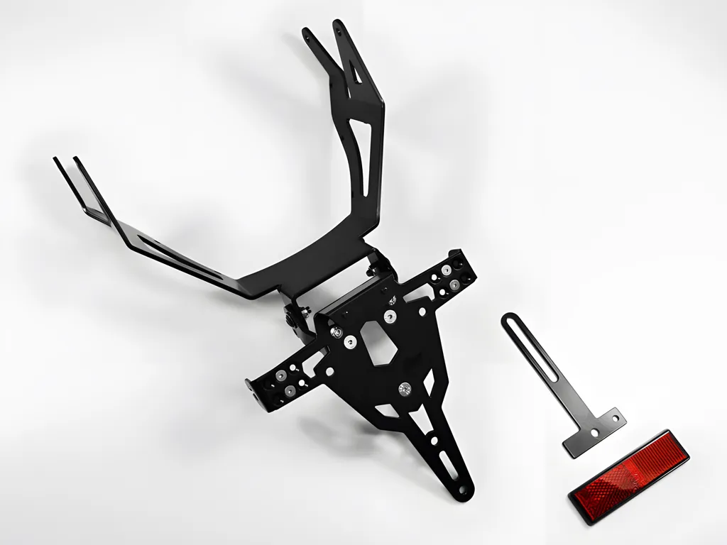 Portatarga Zieger Pro per Honda CBR 600/1000 RR | Design Sportivo Nero