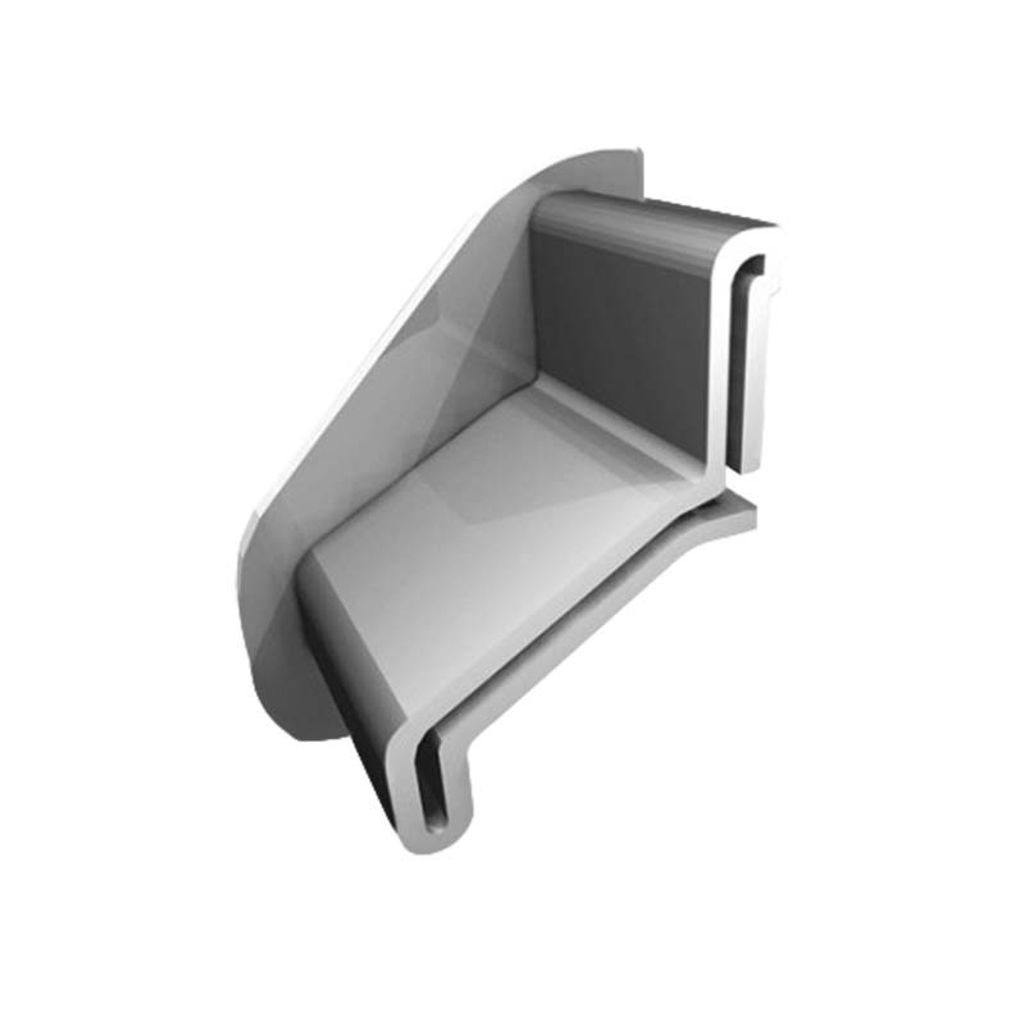 Renoplast Aluminium Traufprofil K102 Keramikboden, Produktbild 