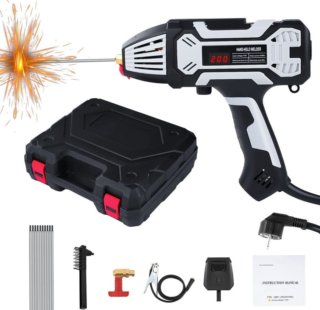 200A Handheld Schweißgerät Tragbare ARC Schweißmaschine Produktbild 