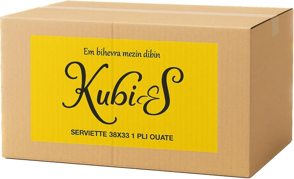 Serviettes jetables blanches 33x33 pour restauration - Pack de 1800
