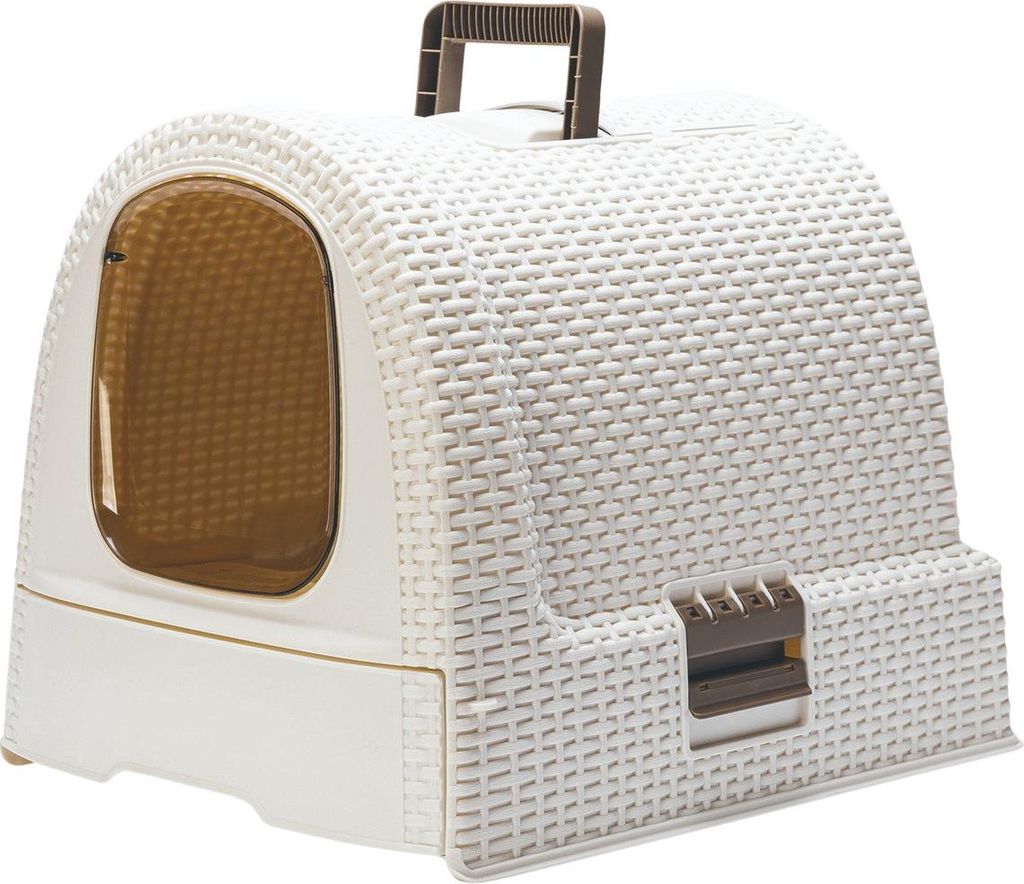 Box na podstielku pre mačky Curver 51x38,5x39,5 cm biely Obrázok produktu 