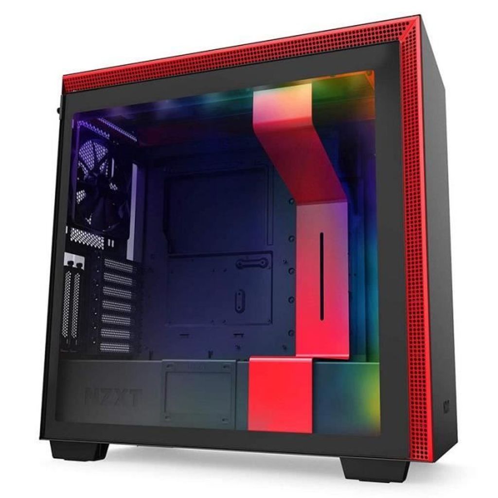 NZXT H710i, Midi Tower, PC, Czarny, Czerwony, ATX, EATX, Zdjęcie produktu 