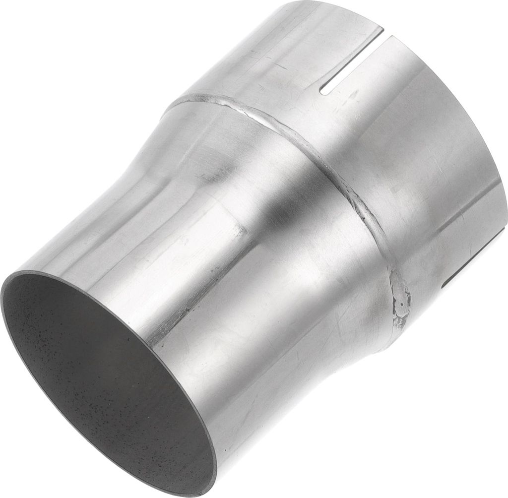 2.75"OD Bis 3.15"OD Mandrel Abgasrohr Bogen Ellbogen Konzentrischer Reduzierer T304 Edelstahl Rohr Adapter 4 Zoll Länge Silberton