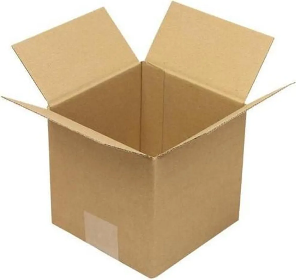 Carton pliable 1 cannelure 150x150x150mm Qualité 1.10 E brun renforcé