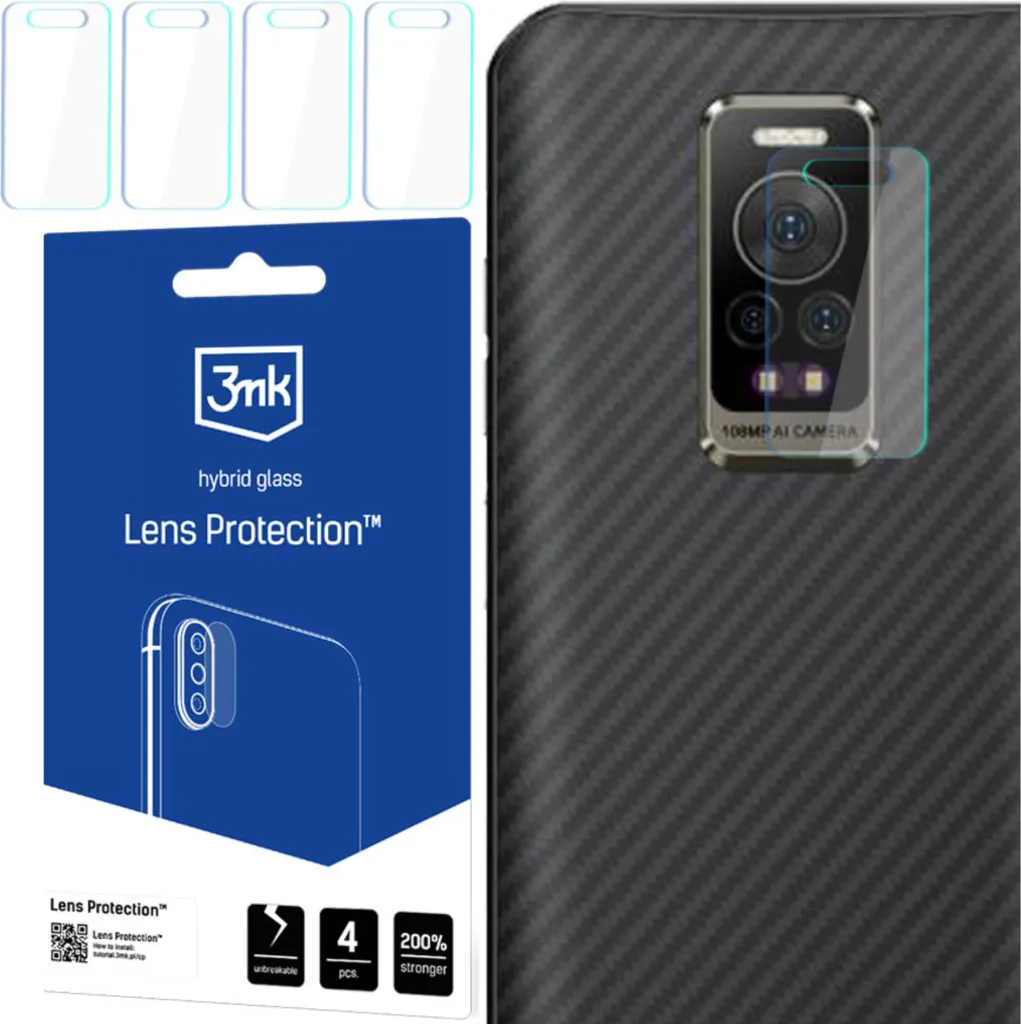 Proteggi Lente Ulefone Armor X10 Pro - 3mk Lens Protection - 4 Pezzi