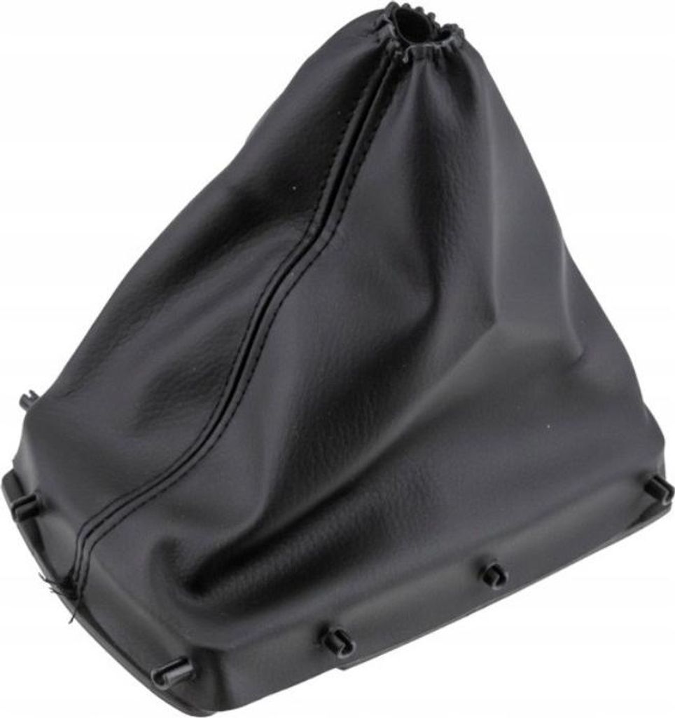 Schalthebelmanschette, Peugeot 308 Mk2, Schwarz, Mit Rahmen