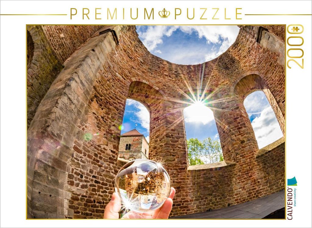 CALVENDO Puzzle Apsis der Stiftsruine 2000 Teile Puzzle quer | 2000 Teile Lege-Größe 90x67cm Foto-Puzzle für glückliche Stunden