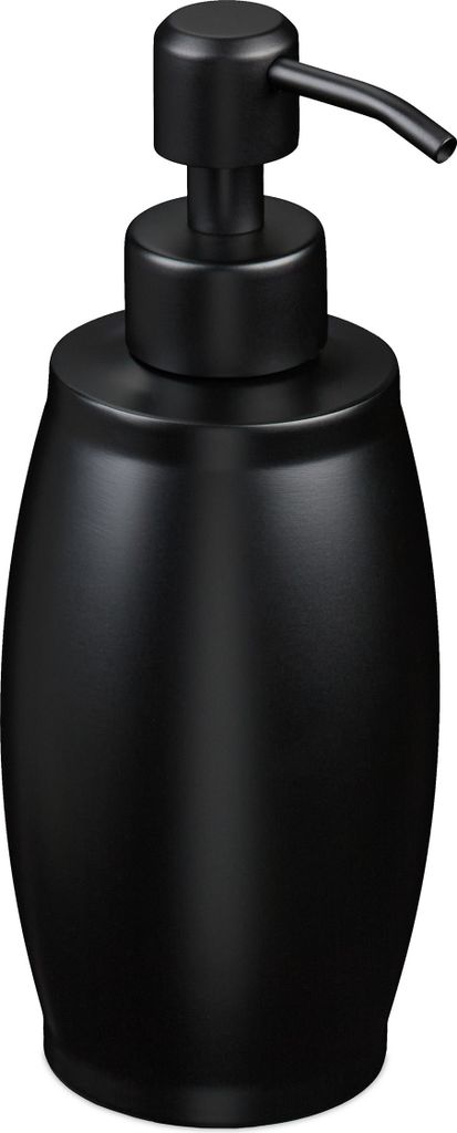 Seifenspender 350 ml - Edelstahl - Küche - Toilet - Matt - Schwarz