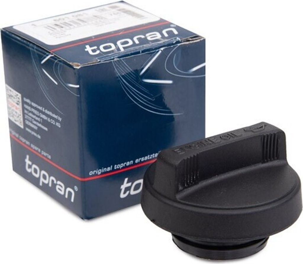 TOPRAN 601 081 Verschluss, Öleinfüllstutzen OE 121800H020 kompatibel mit Auris, Avensis, Celica, Corolla, Hiace, Hilux, Land Cruiser, MR 2, RAV 4...