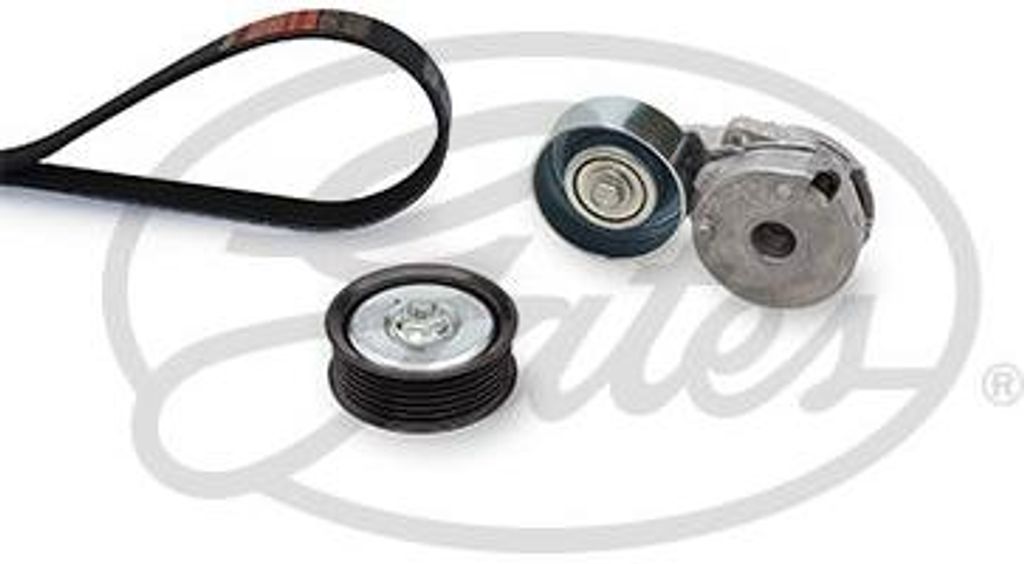 GATES K046PK1210 Keilrippenriemensatz OE kompatibel mit Qashqai
