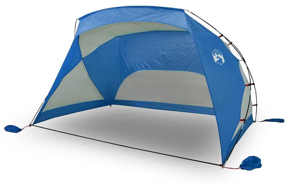 vidaXL Namiot plażowy lazurowy niebieski 274x178x170/148 cm Zdjęcie produktu 