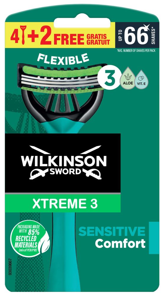 Wilkinson Xtreme3 Sensitive Comfort Maszynka Jednorazowa Zdjęcie produktu 
