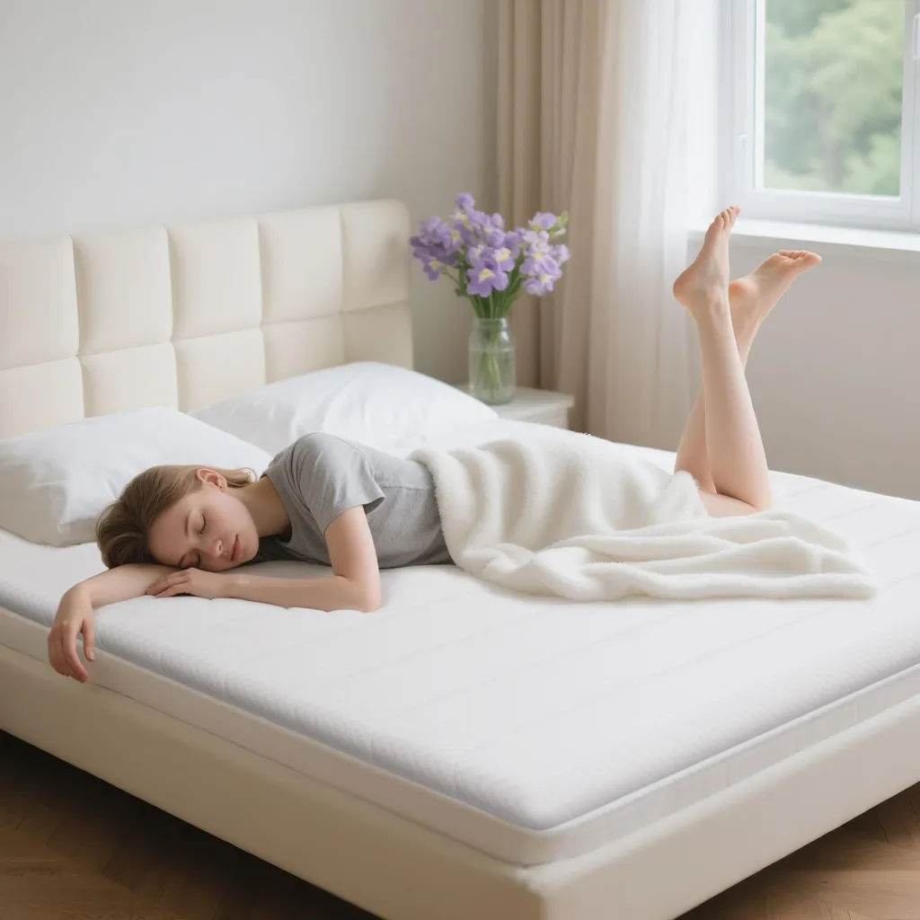 Surmatelas 90x200cm pour Améliorer le Confort d'un Matelas Trop Ferme - 2