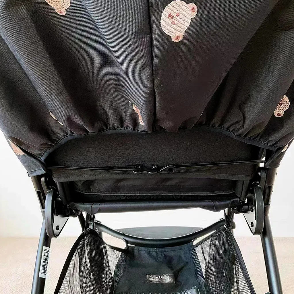Habillage pluie pour poussette coupe-vent étanche design ourson mignon - 5