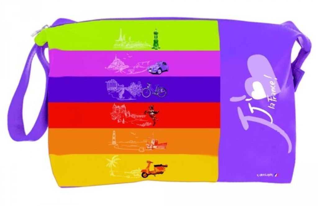 Kulturtasche J ́taime la France - Frankreich