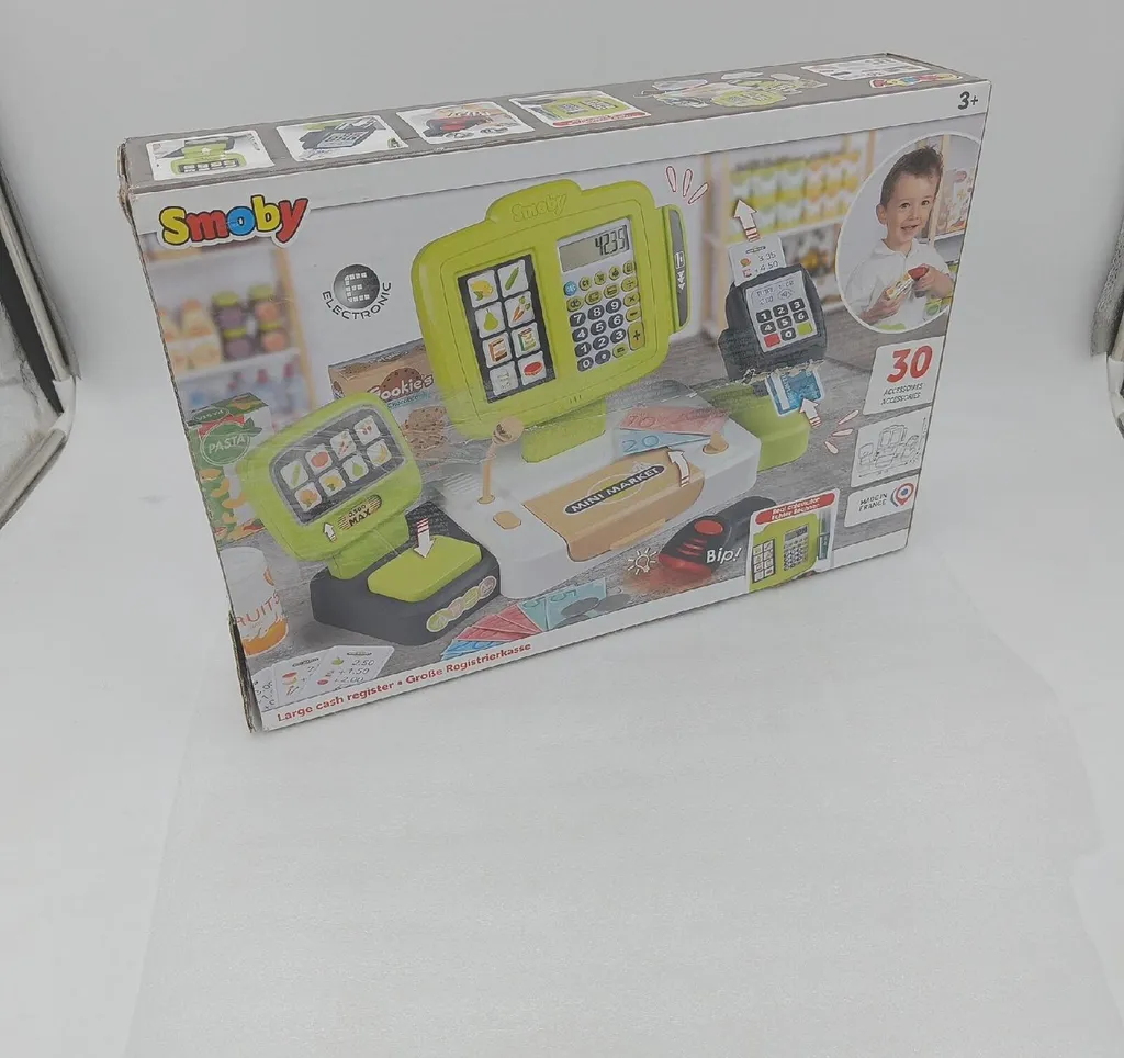 Caisse de Marchande SMOBY Électronique Sonore et Écran LCD - 19