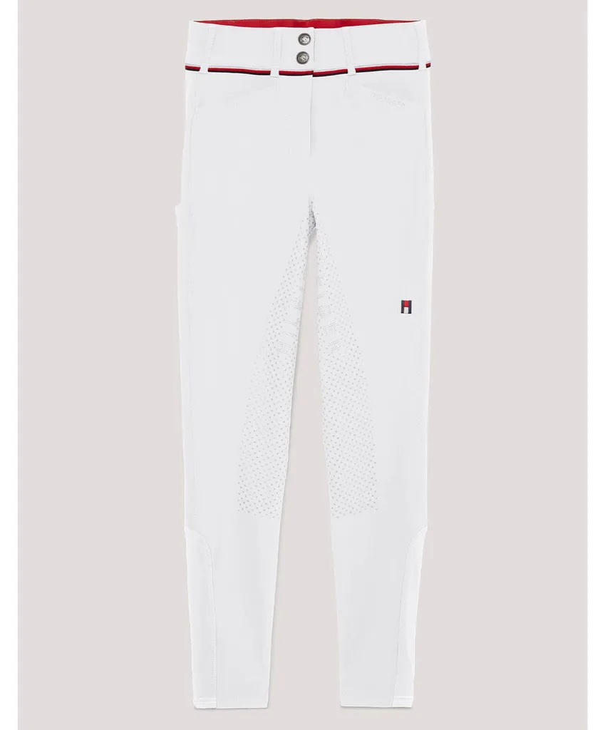 Pantalon d'équitation blanc femme avec grip intégral Tommy Hilfiger