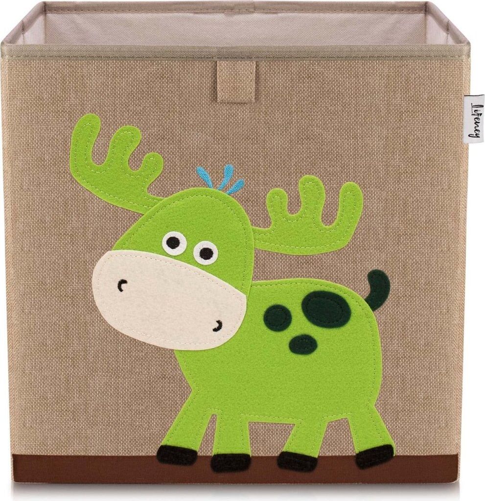 Lifeney Kinder Aufbewahrungsbox I praktische Aufbewahrungsbox für jedes Kinderzimmer I Kinder Spielkiste I Niedliche Spielzeugbox I Korb zur Aufbe...