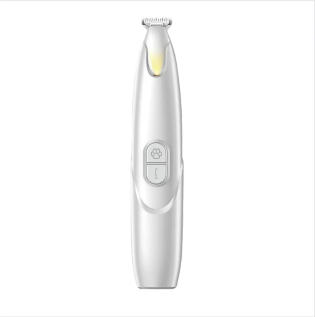 INF Toelettatura Zampe Animali: Clipper Elettrico Silenzioso per Cani e Gatti Bianco