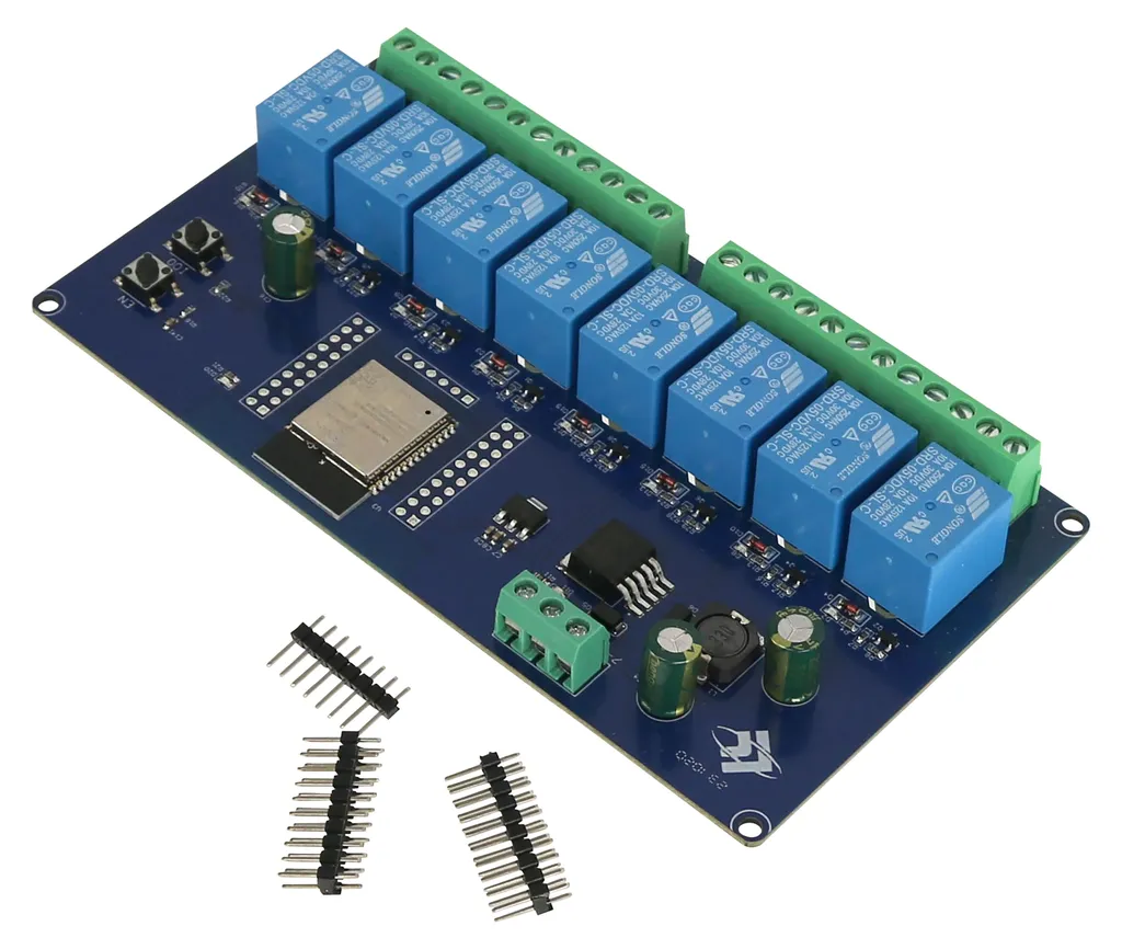 Carte de commande 8 relais ESP32-WROOM-8R DAYPOWER pour domotique DIY
