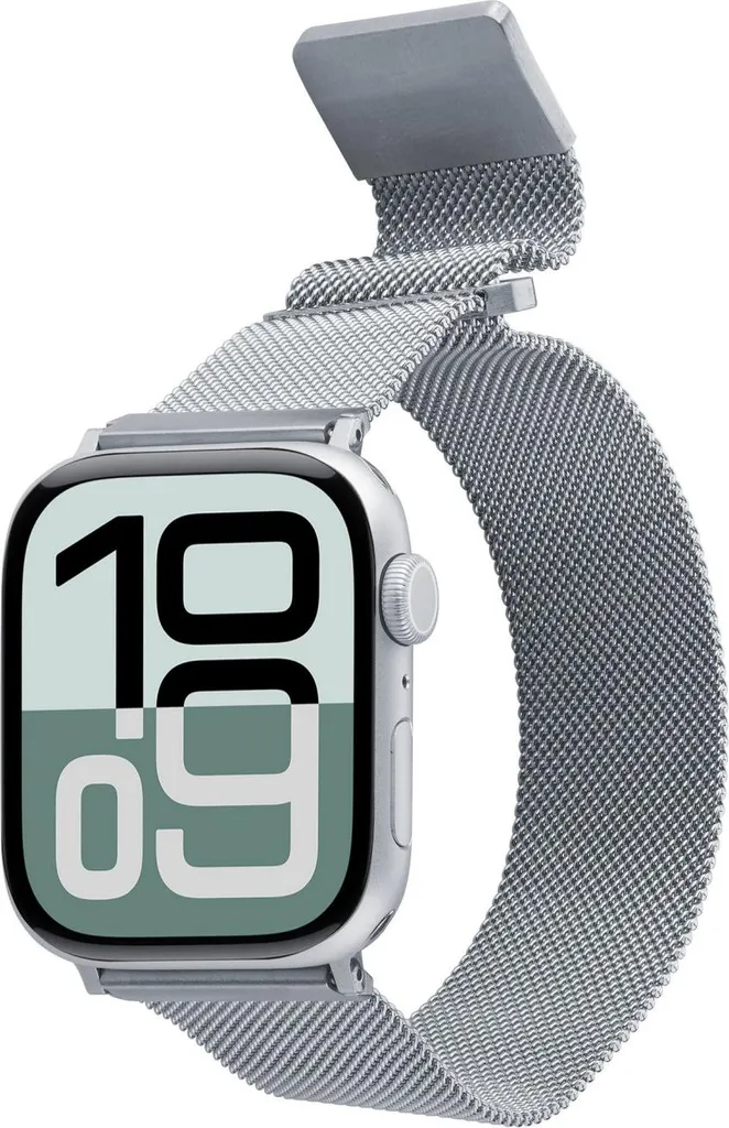 Cinturino Milanese Apple Watch 42-49mm Cellularline Steel Band