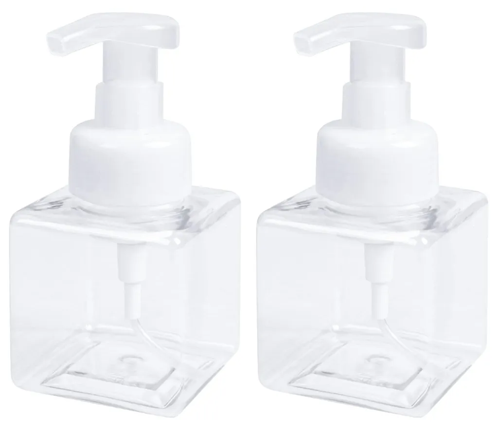 Duo distributeurs mousse savon pour cuisine et salle de bain 250 ml