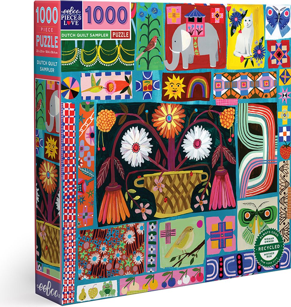 eeBoo Dutch Quilt Sampler (1000) (U)