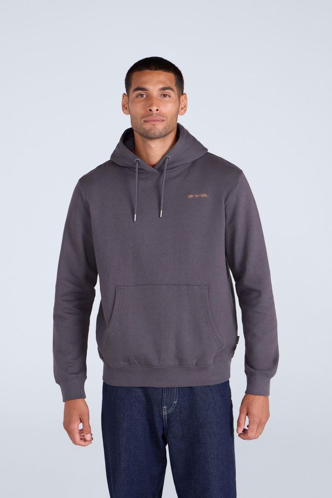 Animal - "Nick" Kapuzenpullover Schwer für Herren MW3466 (XS) (Dunkelgrau)
