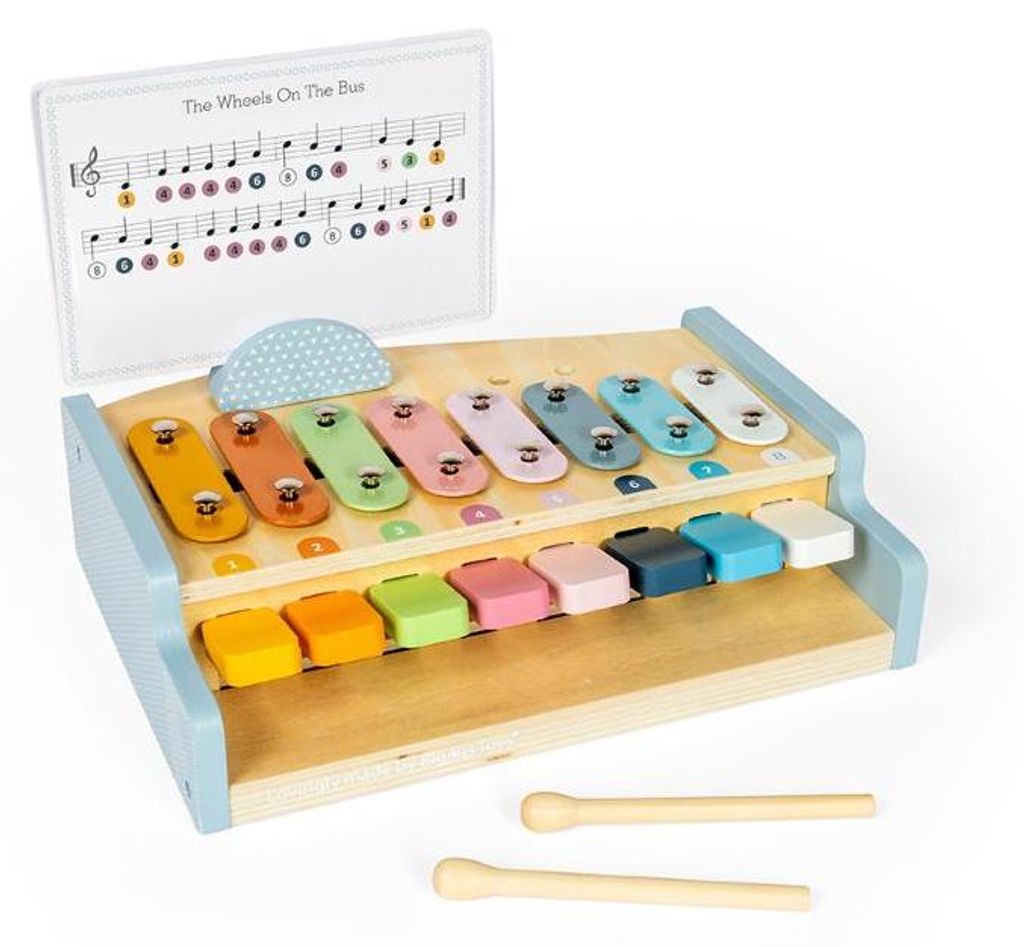 BigJigs : Xylophone en bois pour enfants - Instrument de Image du produit 