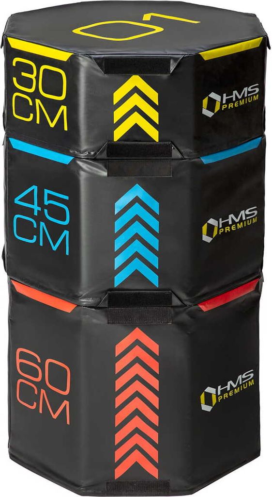 Pyobs01 (3 Teile) Plyometrische Boxen Achteckig Soft Set Hms Premium