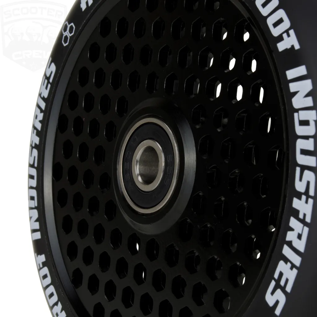 Roues Root Honeycore noir 2-pièces légères pour trottinette Stunt