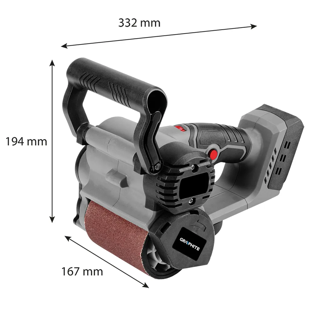 Ponceuse Satineuse 18V Graphite à variateur - Performance 3300 min-1