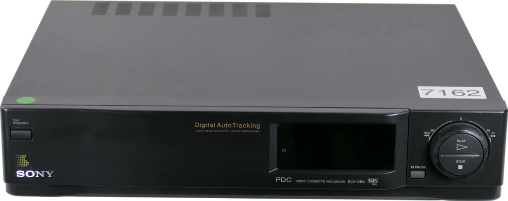 Sony SLV-280AP Magnétoscope VHS avec suivi de tête automatique argenté