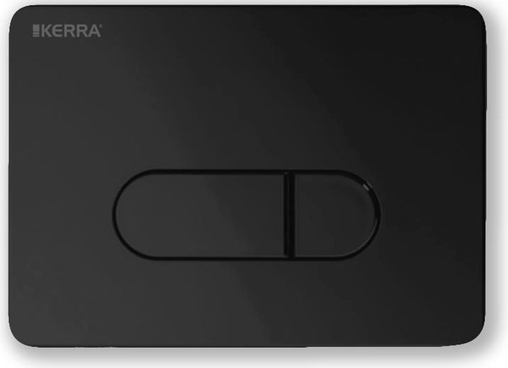 Interruttore a pulsante Kerra | Pacific - Nero opaco - 22,5 Immagine del prodotto 